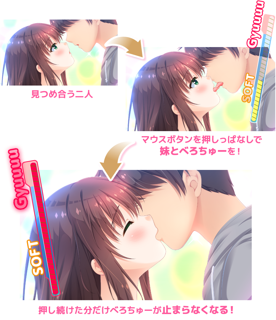 ハグクリック・べろちゅーモード